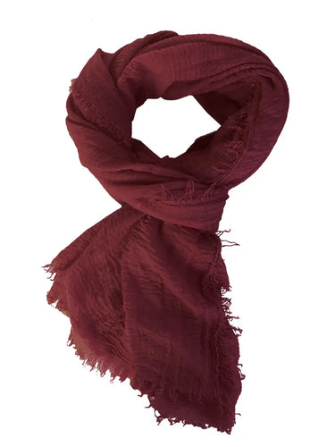 The Boho Shawl - Oxblood Rubyzaar Accessories