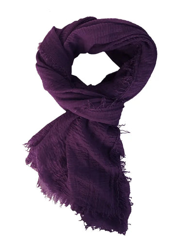 The Boho Shawl - Plum Rubyzaar Accessories